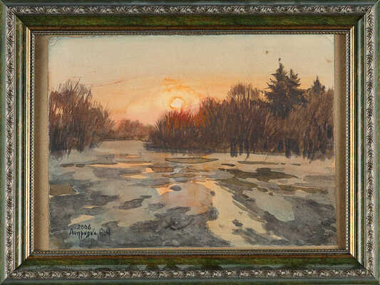 Андрияка Сергей Николаевич. Рассвет на реке 